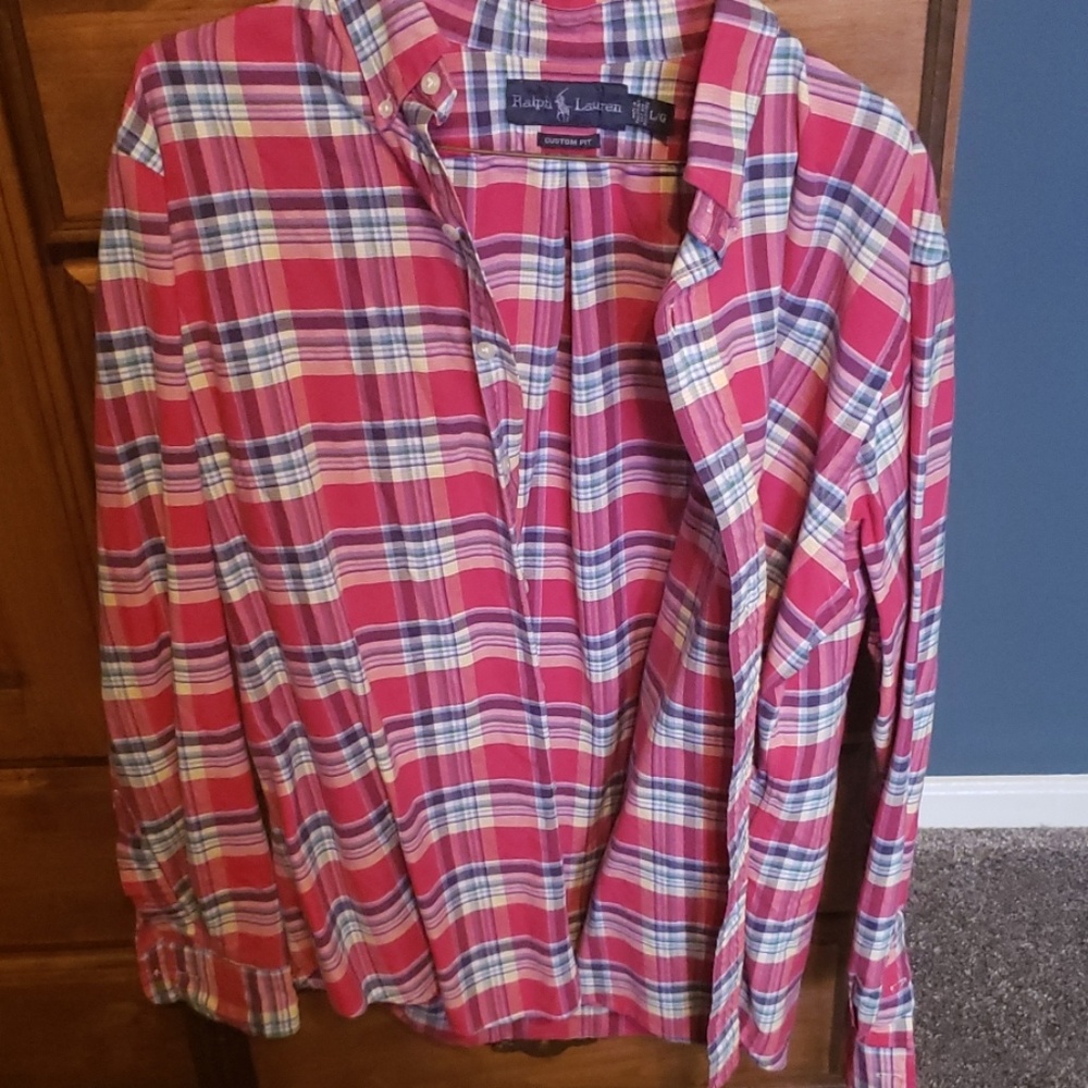 Polo plaid button up